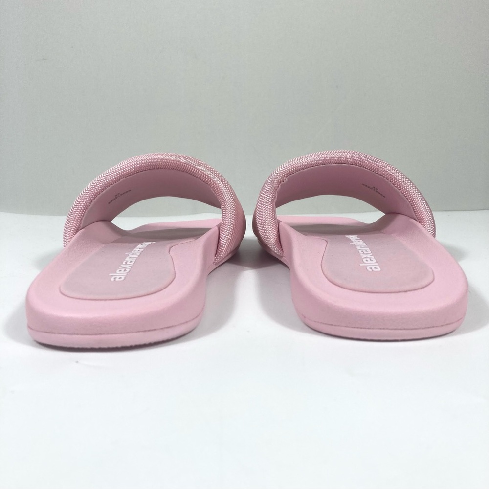 *SOLD* Alexander Wang Logo Pool Slides Light Pink EU 36 37 39 NEW - Picture 13 of 16